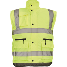 Cerva Meleg férfi fényvisszaverő mellény CORDOBA - Sárga - XXXL