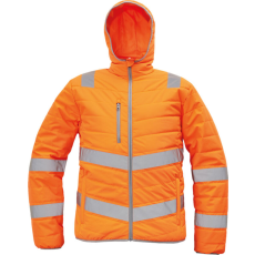 Cerva Montrose jólláthatósági munkavédelmi dzseki narancs színben