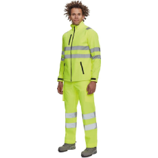 Cerva Murcia Láthatósági Softshell Kabát HV Sárga - 3XL