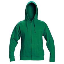 Cerva NAGAR csuklyás polóver (zöld, S) munkaruha