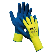 Cerva Nightjar téli kesztyű, akril latex (kék/sárga, 11) védőkesztyű