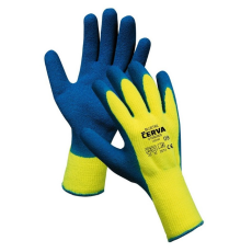 Cerva Nightjar téli kesztyű, akril latex (kék/sárga, 9)