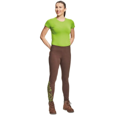 Cerva Női leggings YOWIE NEW - Barna / zöld - S