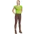 Cerva Női leggings YOWIE NEW - Barna / zöld - XXXL