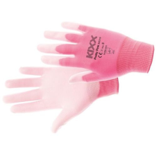 Cerva PRETTY PINK Kényelmes munkavédelmi kesztyű PU bevonatú nylon anyagból. védőkesztyű