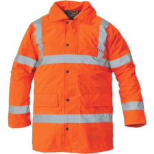 Cerva SEFTON bélelt HiVis kabát (HV narancssárga, L) munkaruha