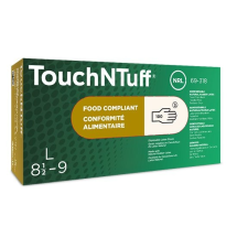 Cerva TOUCH N TUFF 69-210 - Latex púderes egyszerhasználatos kesztyű 100 db védőkesztyű