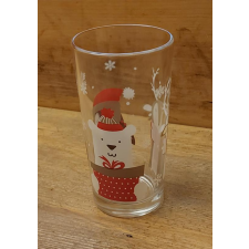 Cerve Winter Friends karácsonyi pohár, üveg, 25cl, 1db üdítős pohár