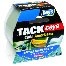 Ceys RAGASZTÓSZALAG TACKEYS 10M X 50 MM EZÜST CEYS ragasztószalag és takarófólia