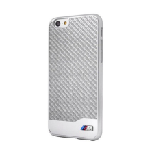 Cg mobile BMW M műanyag telefonvédő (karbon minta) EZÜST [Apple iPhone 6S Plus 5.5] tok és táska