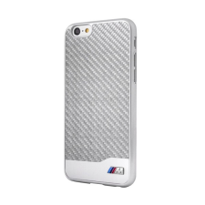 Cg mobile BMW M műanyag telefonvédő (karbon minta) EZÜST Apple iPhone 6S Plus 5.5, Apple iPhone 6 Plus 5.5 tok és táska