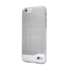 Cg mobile BMW M műanyag telefonvédő (karbon minta) EZÜST [Apple iPhone 6S Plus 5.5] (BMHCP6LMDCS) tok és táska