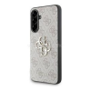 Cg mobile GUESS PU 4G METAL LOGO CASE műanyag telefonvédő (ütésállóság, bőr hatású hátlap) RÓZSASZÍN (GUHCSA364GMGPI)