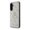 Cg mobile GUESS PU 4G METAL LOGO CASE műanyag telefonvédő (ütésállóság, bőr hatású hátlap) RÓZSASZÍN Samsung Galaxy A36 5G (SM-A366)