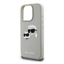 Cg mobile KARL LAGERFELD 3D RUBBER DOUBLE HEADS szilikon telefonvédő (ütésállóság. 3D) BÉZS tok és táska