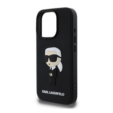 Cg mobile KARL LAGERFELD 3D RUBBER IKONIK szilikon telefonvédő (ütésállóság. 3D) FEKETE tok és táska