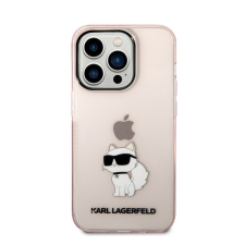 Cg mobile Karl Lagerfeld IML Choupette NFT hátlap tok Apple iPhone 14 Pro, rózsaszín tok és táska