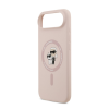 Cg mobile KARL LAGERFELD LIQUID SILICONE KARL AND CHOUPETTE MAGSAFE szilikon telefonvédő (ütésállóság, MagSafe) RÓZSASZÍN Apple iPhone Air (KLHMP17MSCMKCRHP) (KLHMP17MSCMKCRHP)