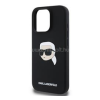 Cg mobile KARL LAGERFELD LIQUID SILICONE KARL HEAD MAGSAFE szilikon telefonvédő (ütésállóság, MagSafe) FEKETE (KLHMP16LSKHPPLK)