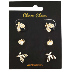 Cham CHam Arany színű fülbevaló szett, katica fülbevaló