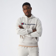 Champion Big Logo Fleece kapucnis pulóver Grey XXL férfi pulóver, kardigán