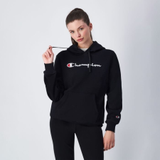 Champion Big Logo Slim Fit női kapucnis pulóver Black női pulóver, kardigán