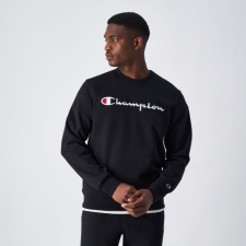 Champion Crewneck pulóver Black M férfi pulóver, kardigán