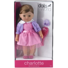  Charlotte fésülhető puha baba - 36 cm baba