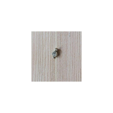  Charm, virág. Mérete: 6x10 mm dekorációs kellék