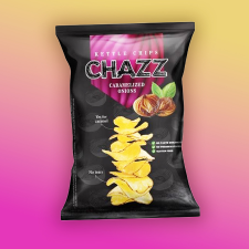 Chazz Caramelised Onion karamellizált hagyma ízű burgonyachips 90g előétel és snack