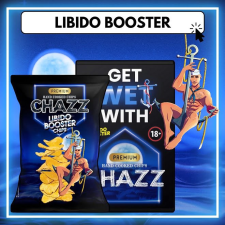 Chazz Libido Booster Chips férfiaknak díszdobozban 50g előétel és snack