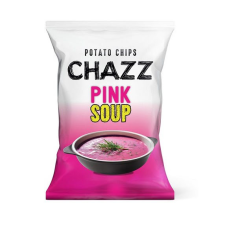 Chazz Pink Potato Chips céklaleves ízű burgonyachips 130g előétel és snack
