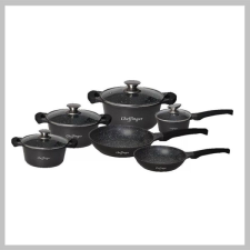 CHEFFINGER 10 RÉSZES TAPADÁSMENTES BEVONATÚ EDÉNYKÉSZLET CF-DA1010 edény