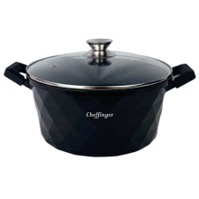 Cheffinger Fazék fedővel Gyémánt kivitelű CF-DIAC32S, 32cm /8,6L edény