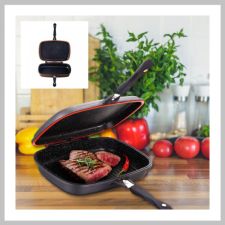  Cheffinger Kétoldalas grillserpenyő 36 cm CF-DG36COP edény