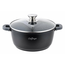 Cheffinger Serpenyő fedővel CF-DC24, márvány bevonat, 24 cm / 3,5 L edény