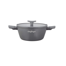 Cheffinger Tapadásmentes lábas szűrővel és kiöntőcsőrrel 28cm edény