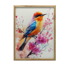 CHERRY BLASSOM MELIODY FALI PLAKÁT KERET NÉLKÜL 50x70 CM grafika, keretezett kép