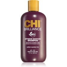 Chi Brilliance Optimum Moisture Shampoo hidratáló sampon a fénylő és selymes hajért 355 ml sampon