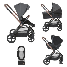 CHICCO 3in1 kombinált babakocsi Mysa Black Satin babakocsi