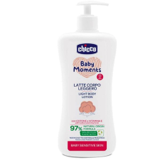 Chicco Baby Moments Sensitive - 97% természetes összetevők, 500ml testápoló