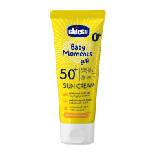 Chicco Baby Moments Sun Gyermek napozó krém SPF50+, 0m+ 75ml naptej, napolaj
