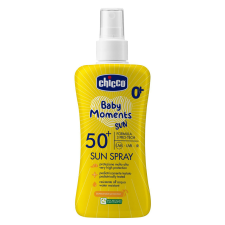 Chicco Baby Moments Sun Gyermek napozó spray SPF50+, 0m+ 150ml naptej, napolaj