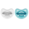 Chicco CHICCO Physio Luxe zöld/szürke cumi 16-36m, 2db