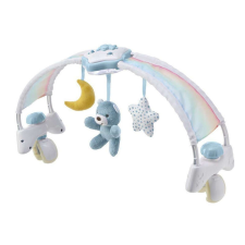 Chicco Chicco Rainbow Sky kiságy játékhíd és éjszakai fény elemes 0+ kék bébijáték kiságyra