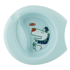 Chicco Easy Feeding csúszásmentes tányér kék babaétkészlet