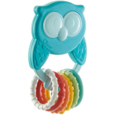 Chicco Eco+ Owly Rattle rágóka csörgővel 3 m+ 1 db rágóka