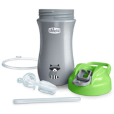 Chicco Kids Pop-Up 350ml szívószálas kulacs 2év+ Zöld itatópohár