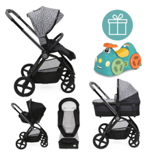 CHICCO Kočík kombinovaný Mysa 3v1 Charming Grey + odrážadlo Chicco All around ZADARMO babakocsi