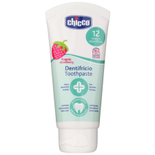 Chicco Oral Care Toothpaste fogkrém gyermekeknek íz Strawberry 12 m+ 50 ml fogkrém